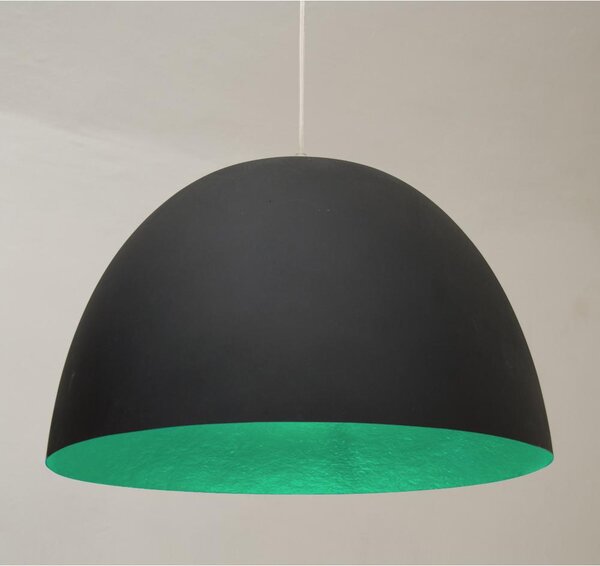 Lampada a Sospensione H20 in nebulite � 46xh27,5 Nero Verde