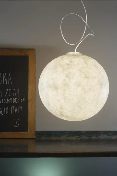 Lampada a Sospensione LUNA4 Diametro � 120 cm BIG peso 24 kg in nebulite mix di Resina e Fibre Nebulite Bianco