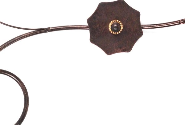 Plafoniera da Muro TABASCO 83x25xh55 cm in metallo forgiato a Mano verniciato a polveri