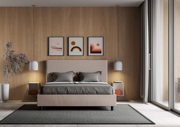 CasaArredoStudio Letto alla francese da 140cm Focus tortora