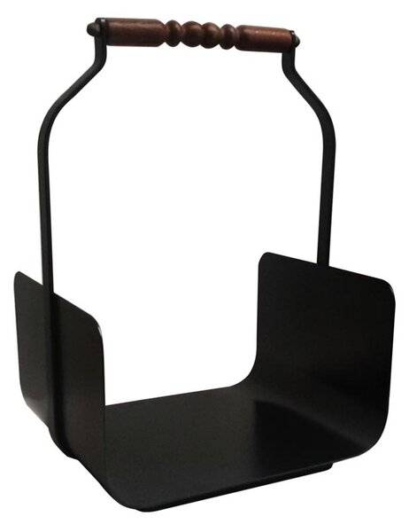 Portalegna Da Esterno/Interno HOMCOM In Acciaio Con 4 Attrezzi - Paletta, Scopino, Attizzatoio, Pinza, 46x30x76cm - Foto 4