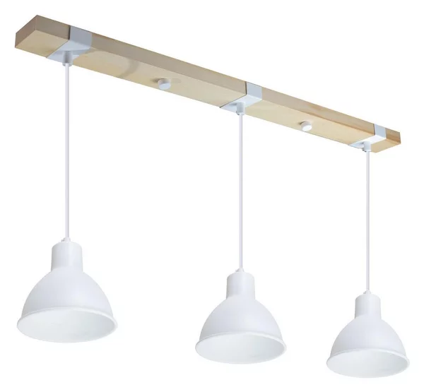 Lampadario a sospensione con filo 3xE27/40W/230V bianco
