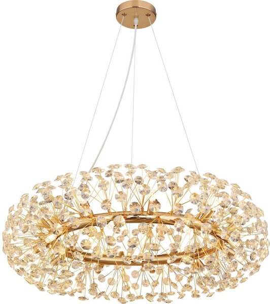 Globo 64135H3 - Lampadario di cristallo LED a sospensione con catena KATRINA 20xG9/3,5W/230V