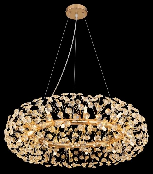 Globo 64135H3 - Lampadario di cristallo LED a sospensione con catena KATRINA 20xG9/3,5W/230V