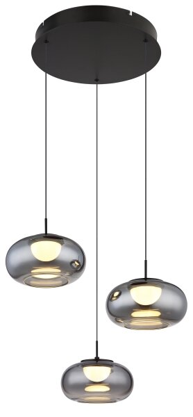 Globo 15744-3H - Lampadario LED a sospensione con filo QUINTARA 3xLED/6W/230V