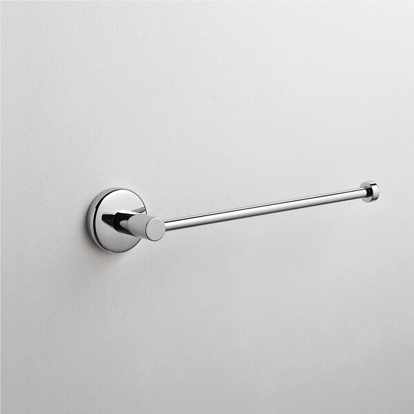 Porta asciugamano da bidet Idra 28x6,5xh5,5 cm in finitura cromo lucido fissaggio a viti bagno galvanico di oltre 22 micron inalterabile nel tempo