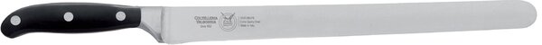 Coltello Salumi Forgiato cm 32, in acciaio W.Nr.1.4116 nella cucina professionale per il taglio manuale dei salumi ma anche nella preparazione di dolci, colore manico Nero