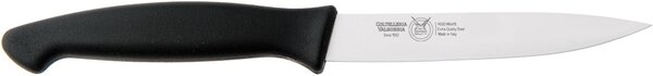 Coltello cucina spelucchino cm 11, colore nero , manico in gomma termoplastica