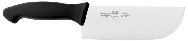 Coltello pesto cm 18, colore nero , manico in gomma termoplastica