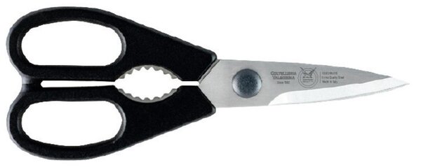 Forbice da cucina leggera e versatile smontabile manico plastica cm 20 Utensile dalla linea ergonomica e leggera manico in plastica nero