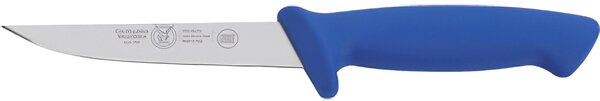 Coltello Professionale Disosso Stretto manico protetto cm 14, colore Blu manico in ergonomico impugnatura protetta