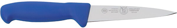 Coltello Professionale per Scannare Cm 13 colore Blu manico in ergonomico impugnatura protetta