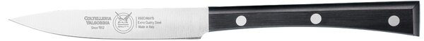 Coltello cucina cm 11, colore nero, manico in resina acetalica nera