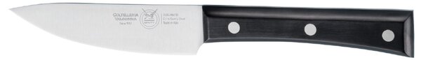 Coltello cucina cm 12, colore nero, manico in resina acetalica nera