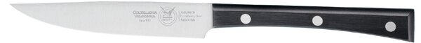 Coltello bistecca stretto cm 13, colore nero, manico in resina acetalica nera