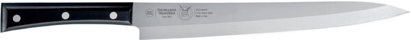 Coltello Yanagiba in acciaio 18/10 cm 27 manico in Paperstone ideale per il sushi e per affettare il pesce crudo