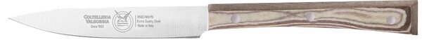 Coltello cucina cm 11, colore nocciola, manico in paperstone