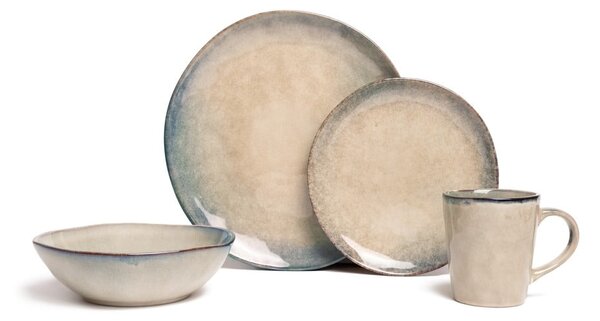Set da pranzo in gres beige 24 pezzi Glosia - Bonami Selection