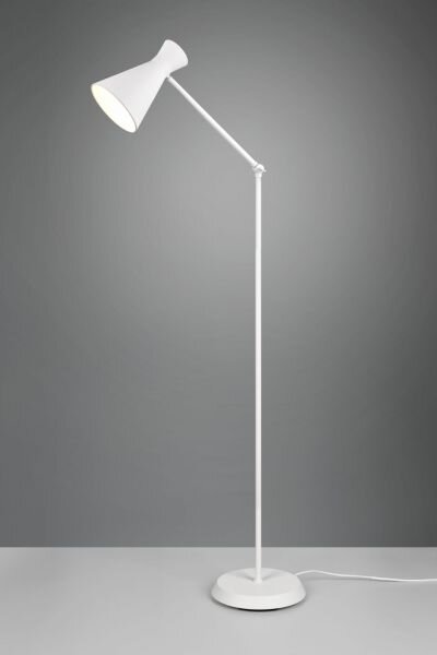 Lampada enzo diffusore doppio cono h.150cm metallo bianco r40781031