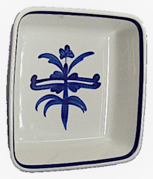 Pirofila Quadrata in porcellana Antico Ragno23x23xh6 cm in porcellana bianca lavabile in lavastoviglie