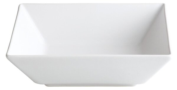 Piatto quadrato da portata in Gres 18x18 CM in colore bianco satinato