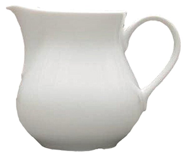 Lattiera In porcellana bianca 7,5xh8 cm - CL15 modello TRENTO in lavastoviglie