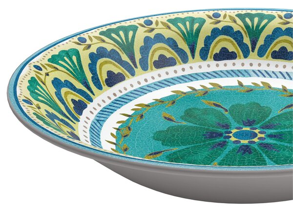 Insalatiera in melamina London Grande � 35 cm certificato per l'uso alimentare Azzurro; Giallo; Blu