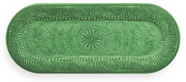 Vassoietto Sandwich rettangolare Mono 38x16 cm certificato per l'uso alimentare verde