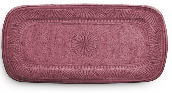 Vassoietto Sandwich rettangolare Mono 43x21 cm certificato per l'uso alimentare magenta