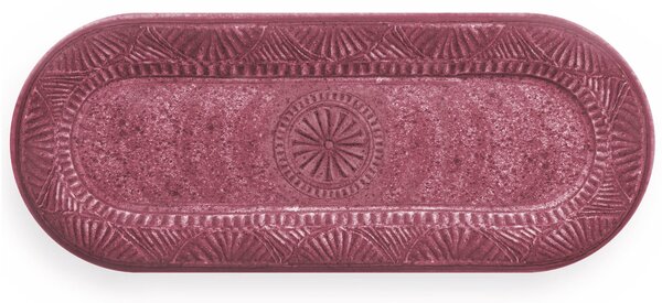 Vassoietto Sandwich rettangolare Mono 38x16 cm certificato per l'uso alimentare magenta