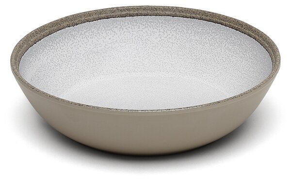 Piatto fondo in melamina set 2 pezzi Renna Bianca � 20,4xh,4,5 cm cm certificato per l'uso alimentare colore Bianco sabbia