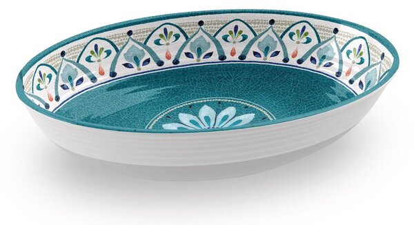 Risottiera ovale in melamina Rabat 33x22xh6,5 cm certificato per l'uso alimentare