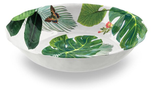 Insalatiera in melamina York Floreale Grande � 35xh7 cm certificato per l'uso alimentare