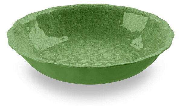 Insalatiera in melamina Green York Grande � 35xh7 cm certificato per l'uso alimentare colore verde