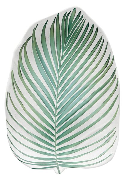 Vassoio Foglia in melamina Piccolo York Floreale 23x16 cm certificato per l'uso alimentare