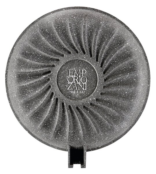 Set 3 padelle in alluminio pressofuso con manico removibile 20-24-32 cm Nautilus rivestimento antiaderente