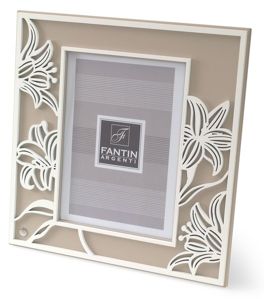 P.FOTO GIGLIO 10X15 Rettangolare TORTORA GIGLIO 10 x15 cm PER FOTO 10x15 cm In legno ion scatola regalo