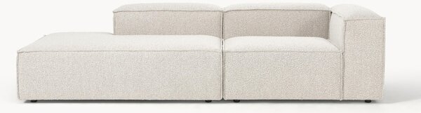 Chaise loungue componibile in bouclé Lennon