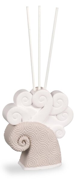 Profumatore Albero della Vita avorio e nocciola 8,8xh9,7 cm per comunione in scatola regalo , bomboniera