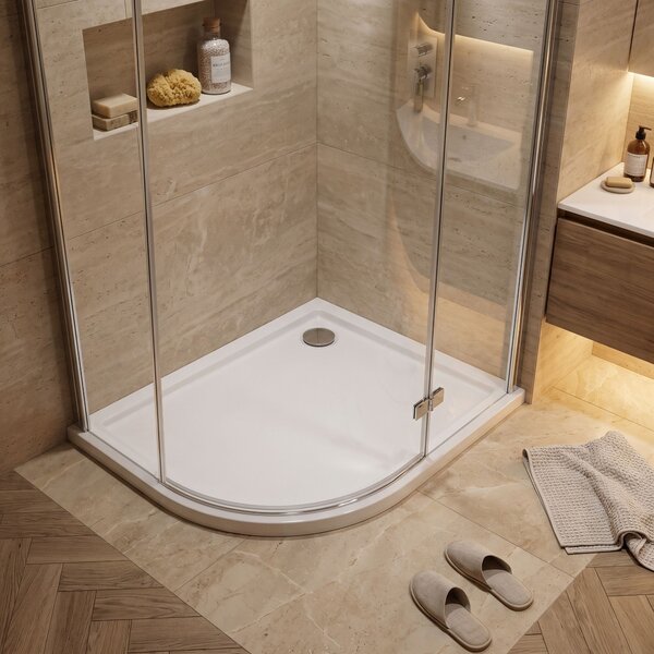 Piatto doccia Rea Look White 80x100