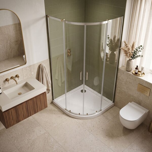 Piatto doccia Rea Look White 80x80
