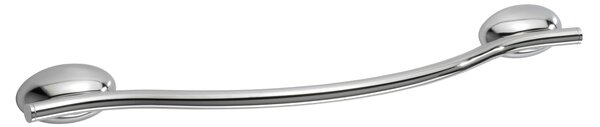 Porta Salviette da bidet in ottone cromato 30 cm dimensioni 30x7xh4 cm linea Duemila Plus Garanzia 5 anni contro la ruggine Acciaio inox Lucido