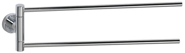 Porta Salviette in ottone doppio snodato 32x4xh8 cm DECO Garanzia 5 anni contro la ruggine Acciaio inox Lucido