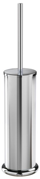 Porta scopino da terra Tiffany 10xh40 cm con bossolo ottone cromato