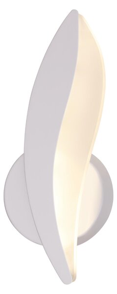 Plafoniera da Muro a LED WILLE W 1 in Alluminio e Policarbonato 10x5xh 26 cm - 10 W- 725 Lumen Finitura bianca