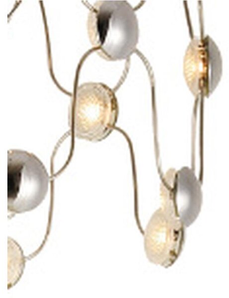 Lampada Da Terra a LED LUMINIKA F in acciaio e policarbonato 42x42xh168 cm 12 W- 1025 Lumen , colore silver