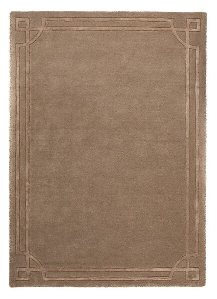 Tappeto marrone in lana tessuto a mano 200x290 cm Gatsby – Flair Rugs