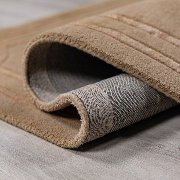 Tappeto marrone in lana tessuto a mano 200x290 cm Gatsby – Flair Rugs