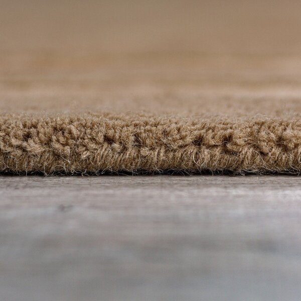 Tappeto marrone in lana tessuto a mano 200x290 cm Gatsby – Flair Rugs
