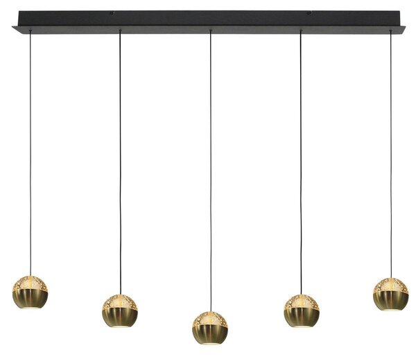 Lampada a sospensione - ottone - BELLUNO - vetro metallo - lampada di design - LED - 4586ME - Steinhauer Exclusive